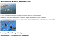 Desktop Screenshot of marbellaswimmingclub.com