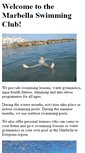 Mobile Screenshot of marbellaswimmingclub.com